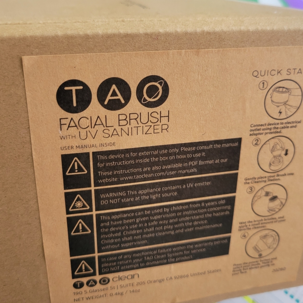 New Tao Clean Ona Diamond facial brush with extra exfoliator head